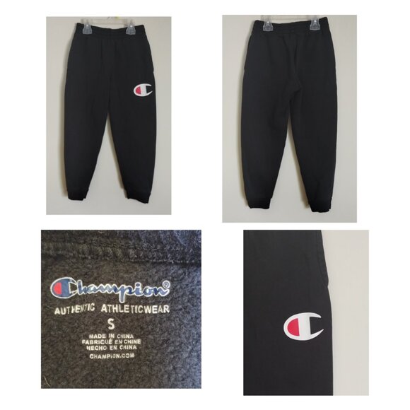 Champios 4 Pieces Lot Pants Girls Small Gray/Black Leggings Warm Athleticwear - Picture 2 of 5